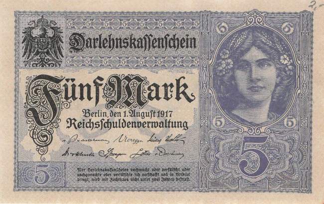 5 Mark 1917 Serie X